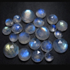 6 - 11 mm - 23pcs - AAA high Quality Rainbow Moonstone Super Sparkle Rose Cut Faceted Round -Each Pcs Full Flashy Gorgeous Fire